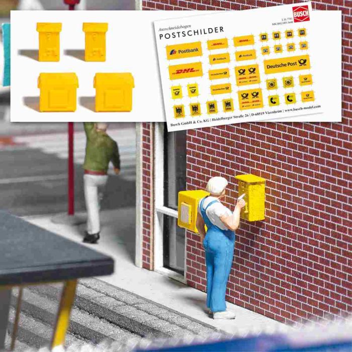 M-SET: BRIEFKASTEN USW. H0 7761