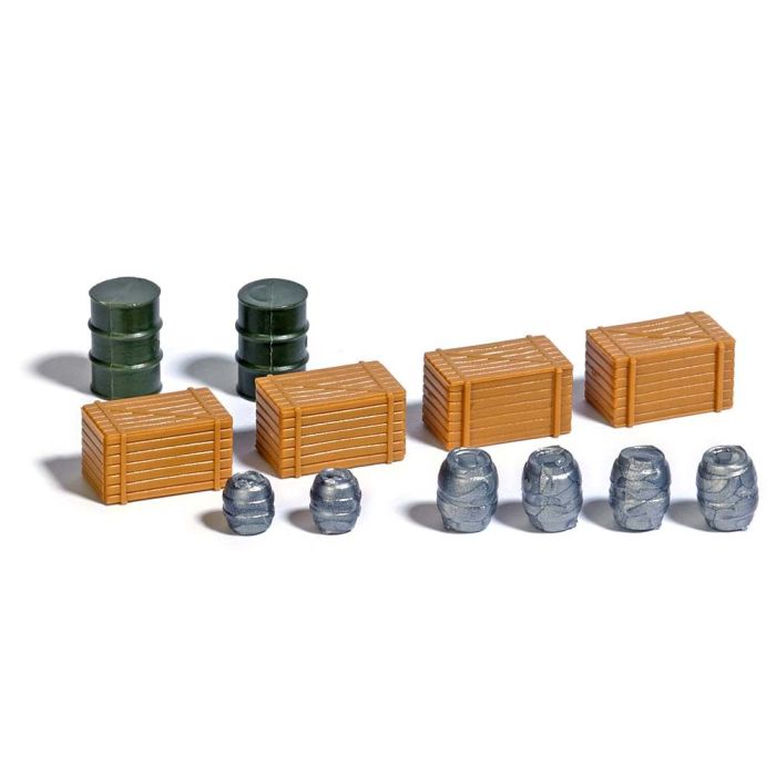 M-SET: HOLZKISTEN/FASSER H0 7784