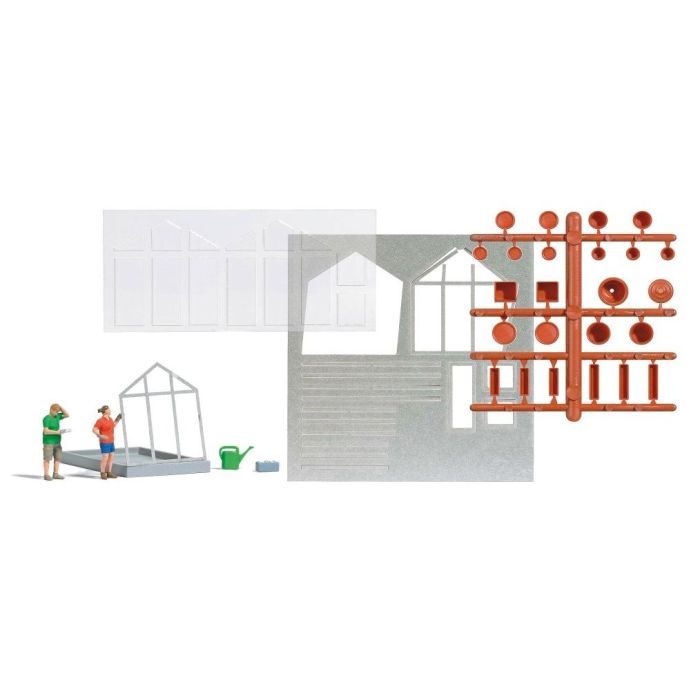 A-SET: GEWACHSHAUSAUFBAU H0 7916
