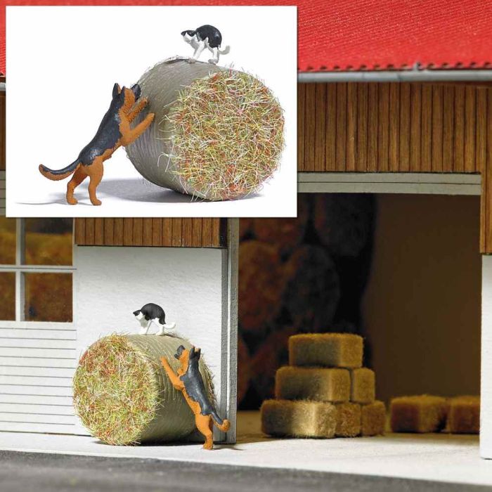 A-SET: HUND JAGT KATZE H0 7920