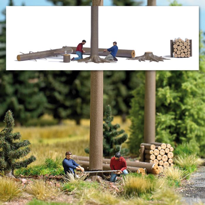 A-SET: BAUMFALLUNG H0 7973