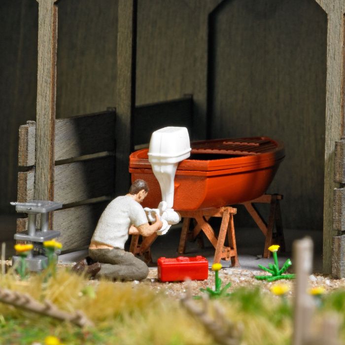 1/87 A-SET: BOOT REPARIEREN H0 79815