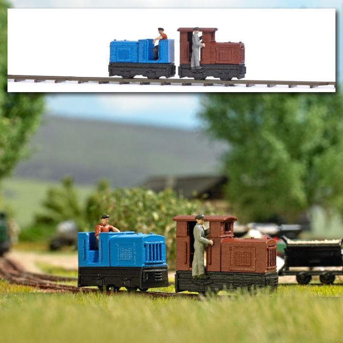 1/160 2 LOKS MIT FAHRERN N 8075
