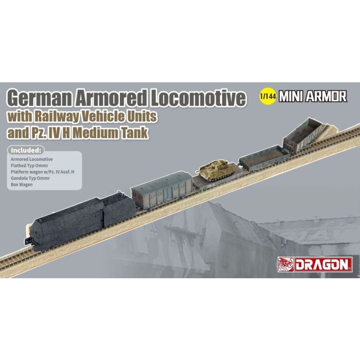 1/144 MINI ARMOR GERMAN ARMORED LOCOMOTIVE PZ.IV H 14152