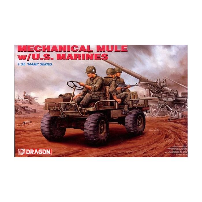1/35 MECH.  MULE W/U.S. MARINES VIETNAM WAR (01/25) * 3317