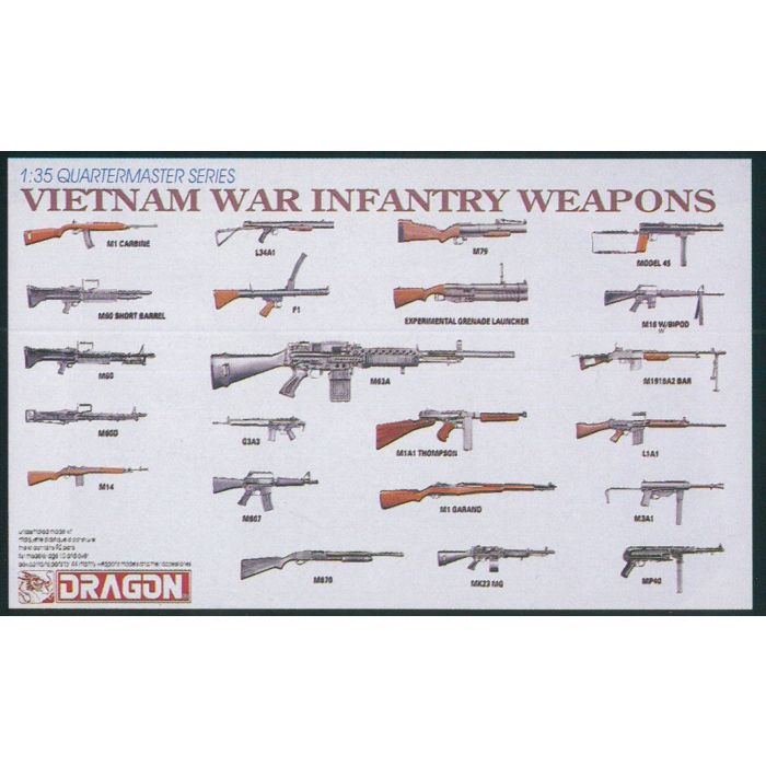 1/35 VIETNAM WAR INFANTRY WEAPONS (01/25) * 3818
