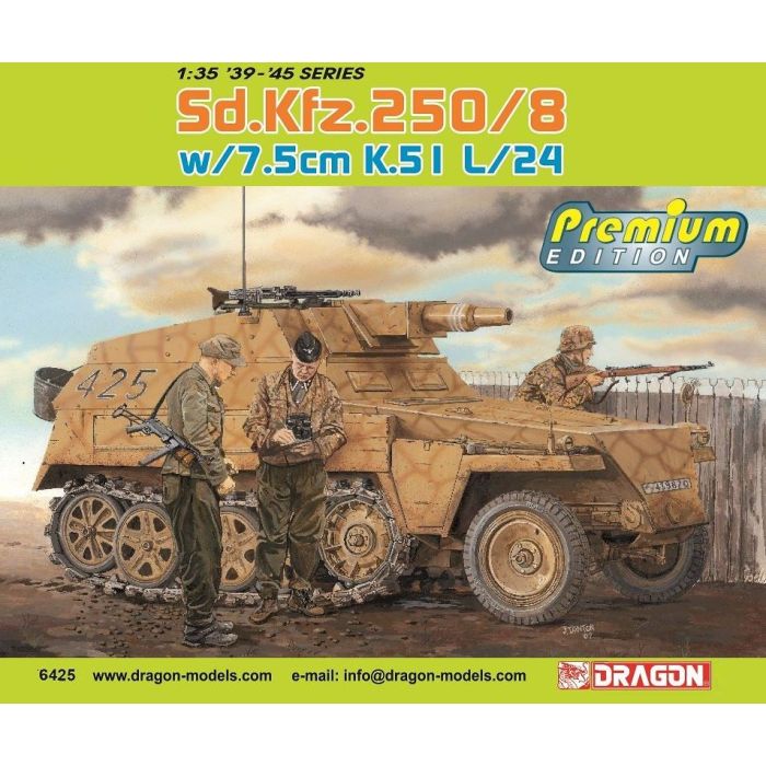 1/35 SD.KFZ.250/8 W/7.5CM K.51 L/24 6425