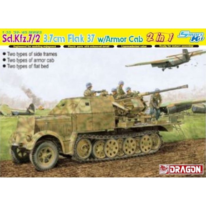 1/35 SD.KFZ.7 /2 3.7CM FLAK 37 W/ARMOR CAB 2/1 6542