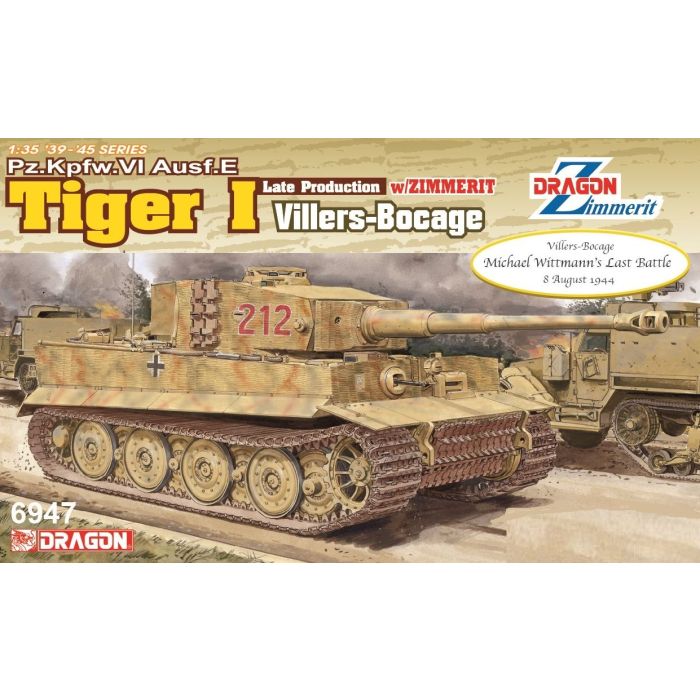1/35 TIGER I LATE PROD. W/ZIMMERIT NORMANDY 1944 6947