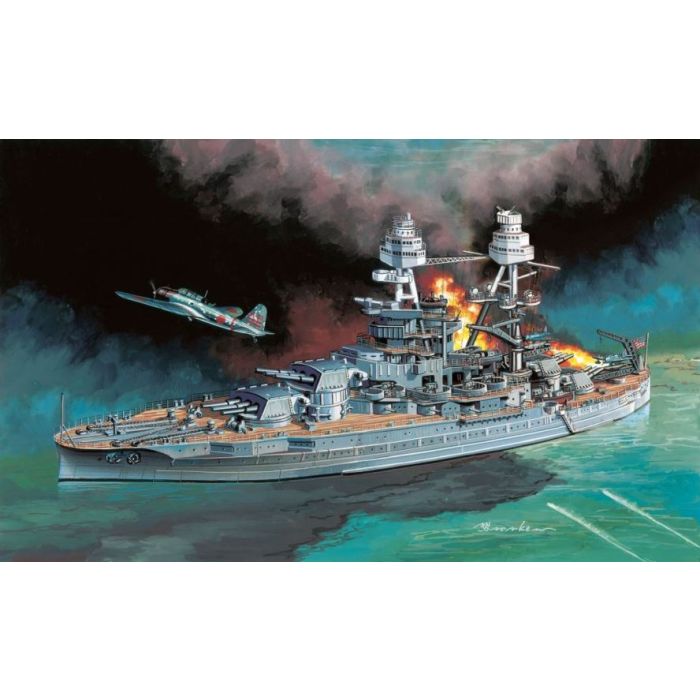 1/700  U.S.S. ARIZONA BB-39 T97 KATE CARRIER BOMBER 7127