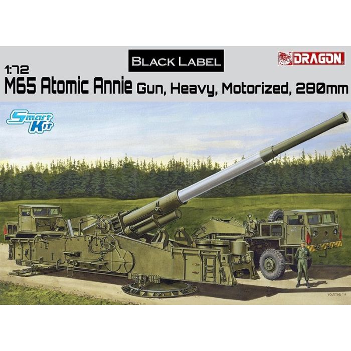 1/72 M65 ATOMICANNIE GUN HEAVY MOTORIZED 280 MM 7484