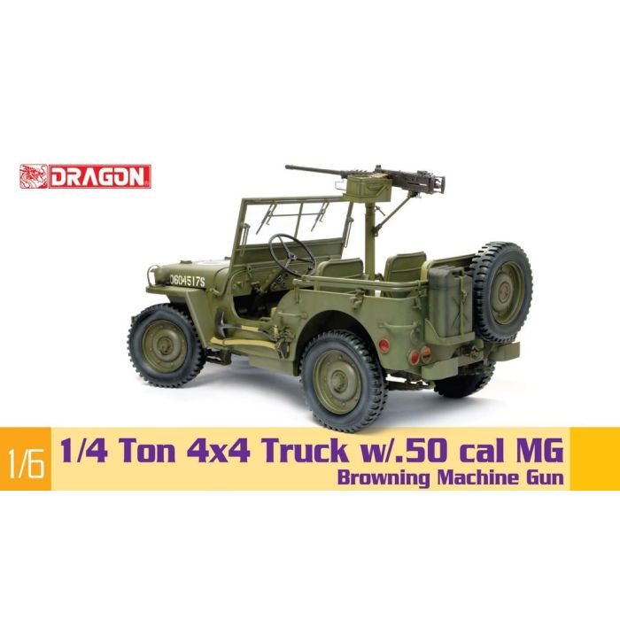 1/6 1/4-TON 4X4 TRUCK W/M2 .50-CAL MACHINE GUN 75052