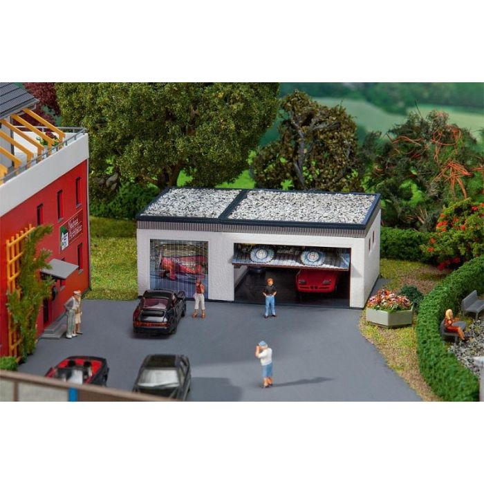 1/87 DUBBELE GARAGE MET AANDRIJVING 130319