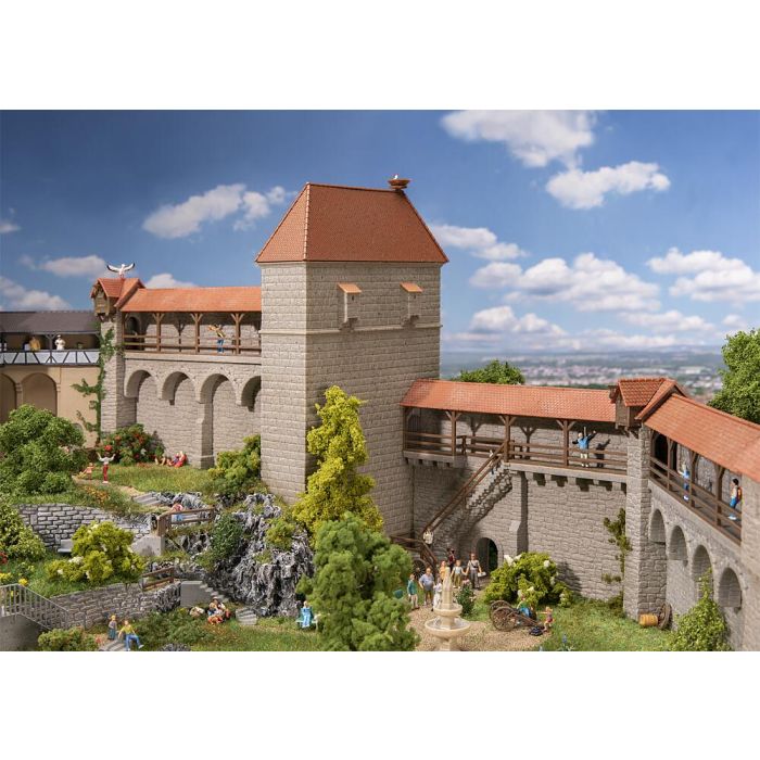 1/87 OUDE STADSMUREN SET SCHILDMUUR 130691