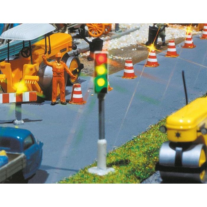 1/87 2 LED-STOPLICHTEN MET STOPPLAATS 161656