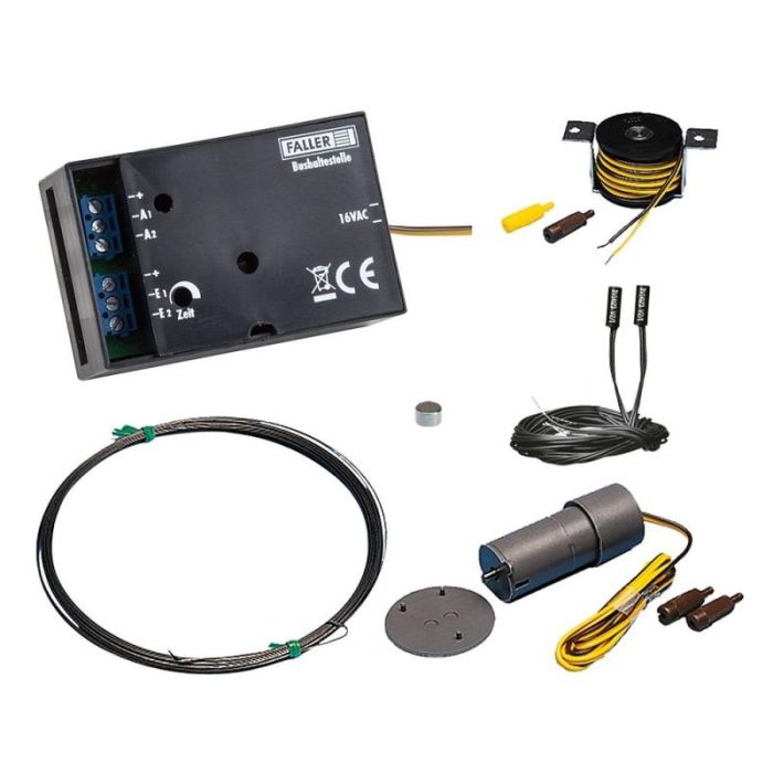 1/87 CAR SYSTEM BUSHALTESET INCL. LASER-STREET 161905