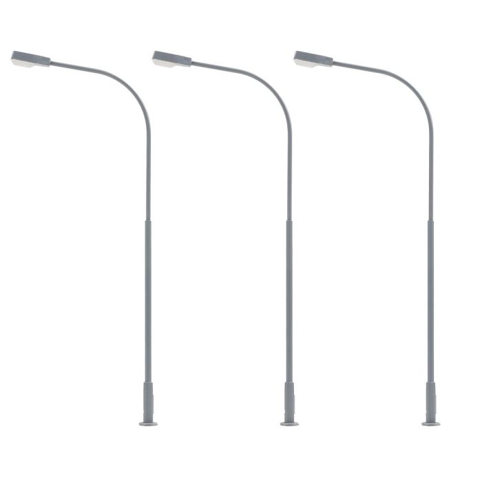 1/87 LED-LANTAARNPAAL KOUD WIT 3 STUKS 180119
