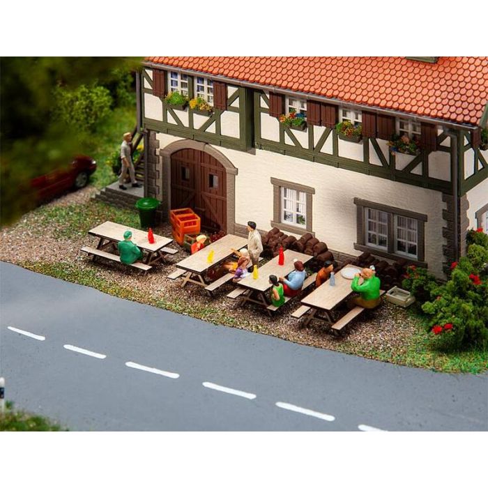 1/87 PICKNICKBANKEN 4 STUKS 180304