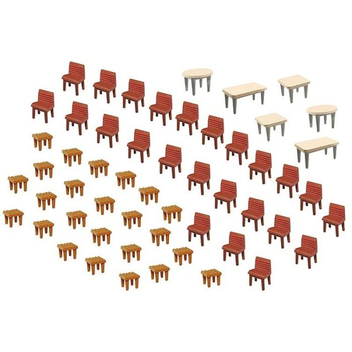 1/87 7 TAFELS EN 48 STOELEN 180438