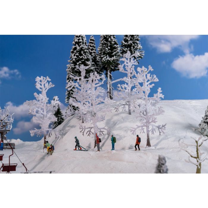 BESNEEUWDE BOMEN 110MM 5 ST. 181582