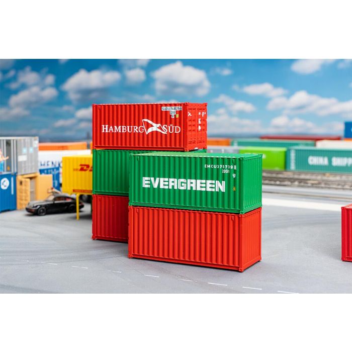 1/87 20' CONTAINER SET 5 STUKS 182051