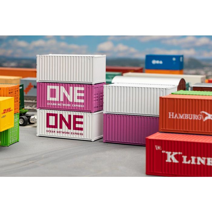 1/87 20' CONTAINER ONE SET 5 STUKS 182052
