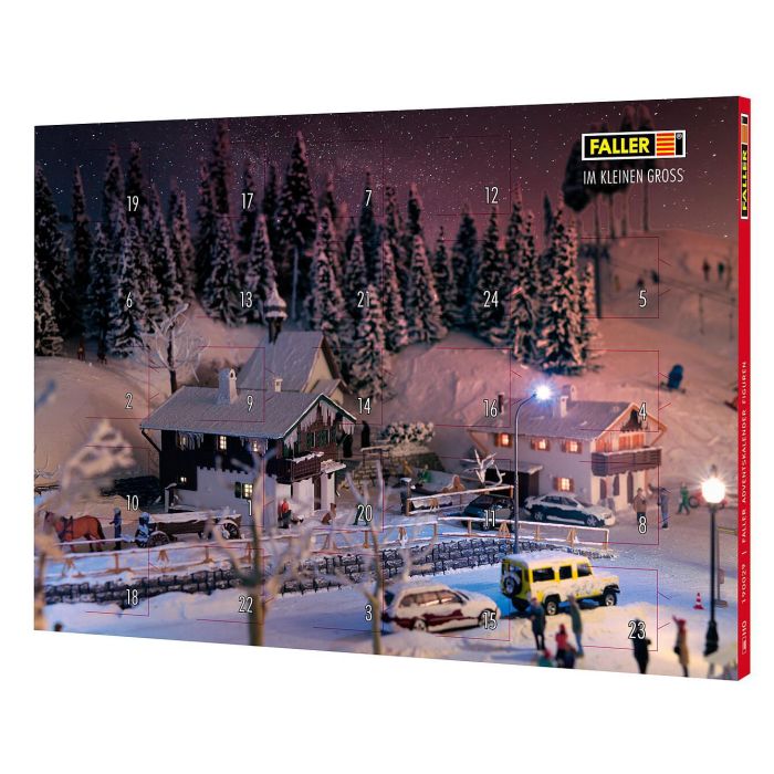 1/87 FALLER ADVENTSKALENDER FIGUURTJES H0 190029