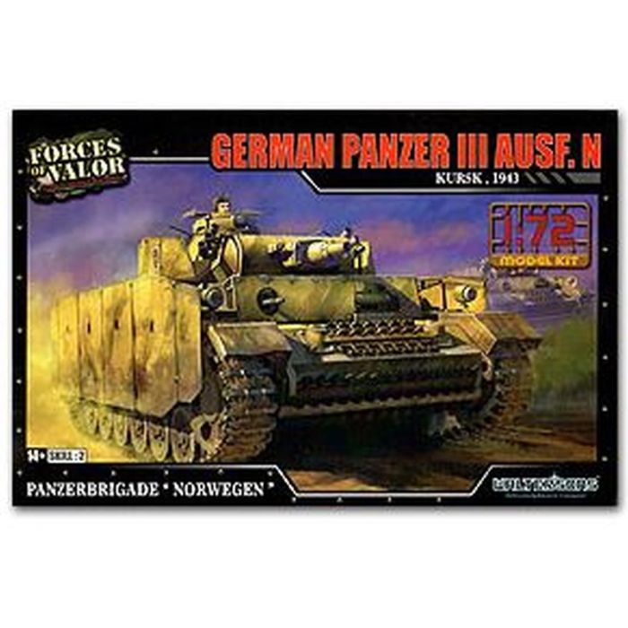 1/72 GERMAN PANZER III AUSF. N MODEL KITS NORWAY MAY 1945 873008A