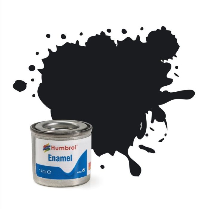 ENAMEL PAINT NO 21 BLACK GLOSS 14 ML AA0237