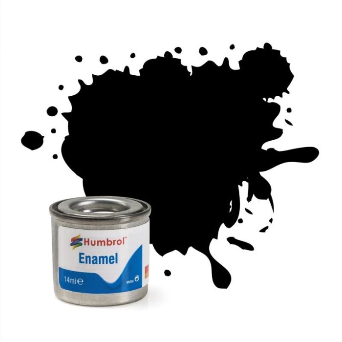 ENAMEL PAINT NO 33 BLACK MATT 14 ML AA0360