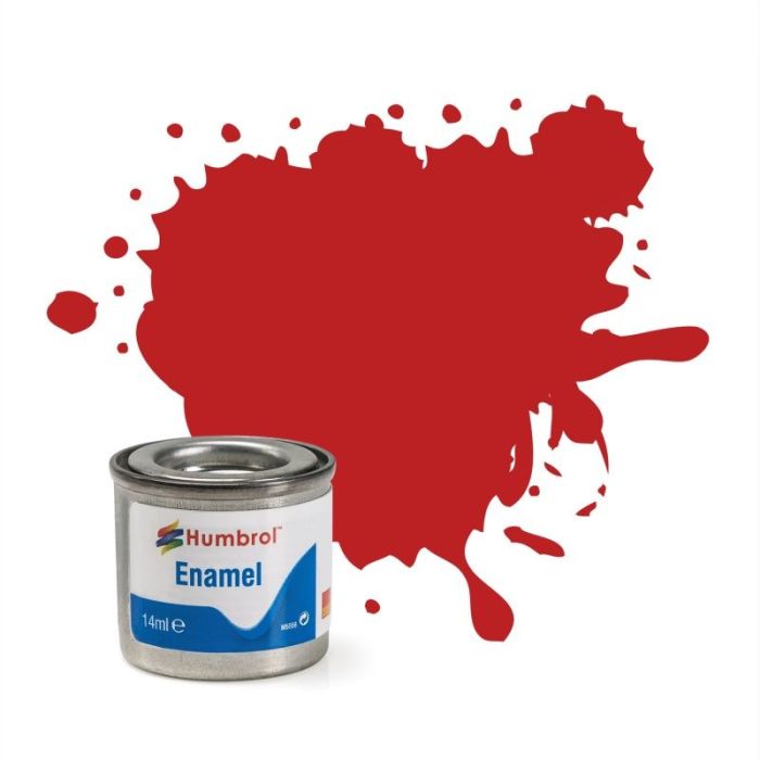 ENAMEL PAINT NO 60 SCARLETT MATT 14 ML AA0655