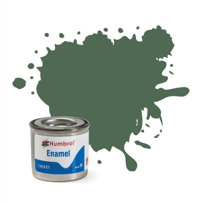 ENAMEL PAINT NO 76 UNIFORM GREEN MATT 14 ML AA0847