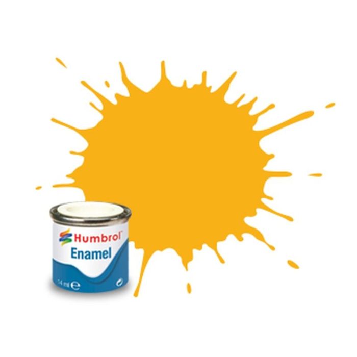ENAMEL PAINT NO 154 INSIGNIA YELLOW MATT 14 ML AA1674