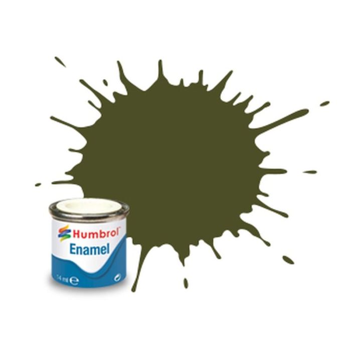 ENAMEL PAINT NO 155 OLIVE DRAB MATT 14 ML AA1688