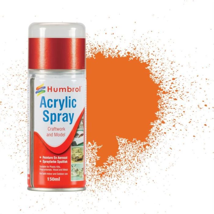 ACRYLIC SPRAY NO 18 ORANGE 150 ML AD6018