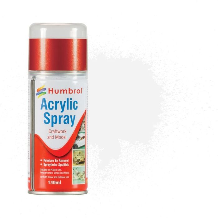 ACRYLIC SPRAY NO 22 WHITE GLOSS 150 ML AD6022