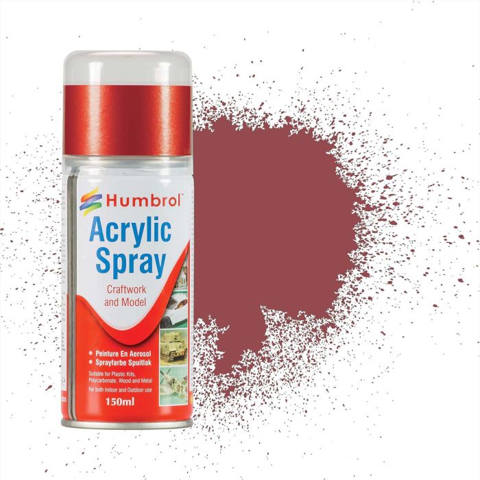 ACRYLIC SPRAY NO 73 MATT WINE RED OXIDE 150 ML AD6073