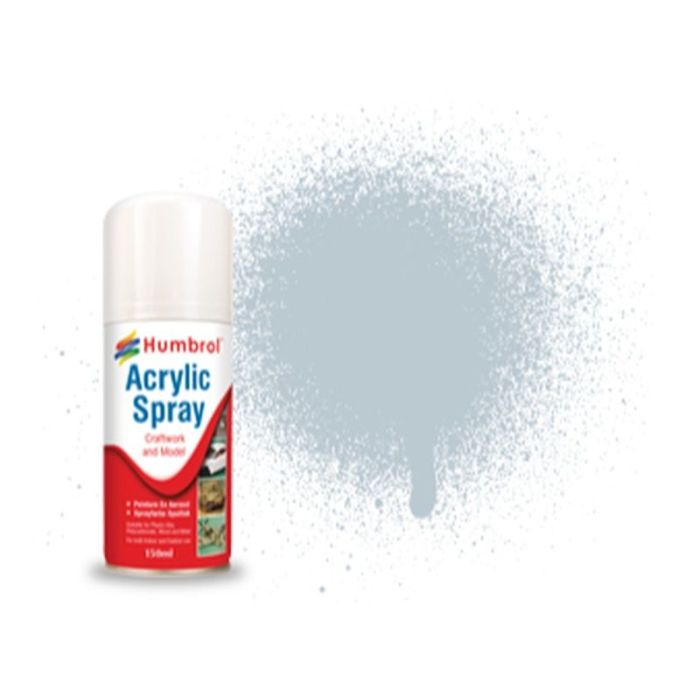 ACRYLIC SPRAY NO 27003 METALCOTE POLISHED STEEL 150 ML AD6996
