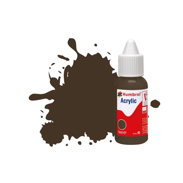 ACRYLIC DROPPER NO 10 SERVICE BROWN GLOSS 14 ML DB0010