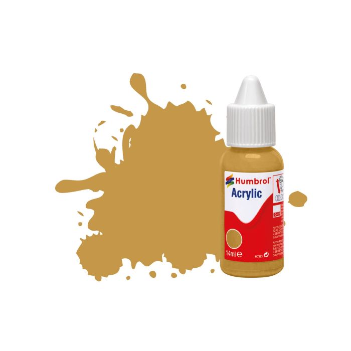 ACRYLIC DROPPER NO 93 DESERT YELLOW MATT 14 ML DB0093