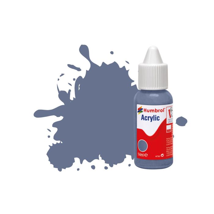 ACRYLIC DROPPER NO 96 RAF BLUE MATT 14 ML DB0096