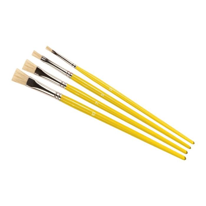 BRUSH PACK - STIPPLE 3, 5, 7, 10 TOUGH NATURAL HAIR AG4306