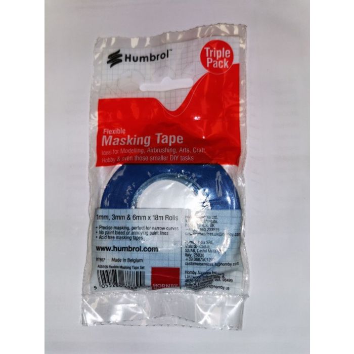 HUMBROL FLEXIBLE MASKING TAPE SET AG5109