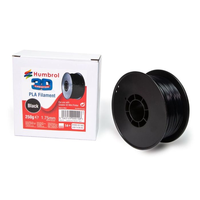 HUMBROL 3D PLA FILAMENT BLACK AG9174