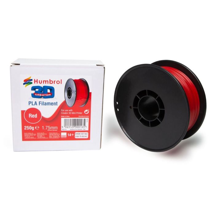 HUMBROL 3D PLA FILAMENT RED AG9175