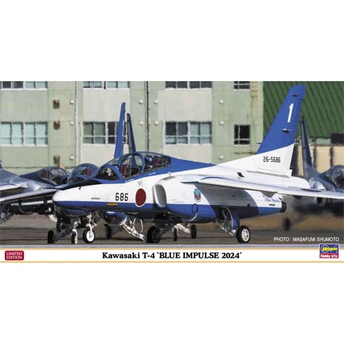 1/48 KAWASAKI T-4 BLUE IMPULSE 2024 07540 07540