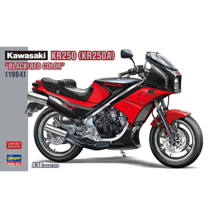 1/12 KAWASAKI KR250 (KR250A) BLACK/RED 1984 201740 21740