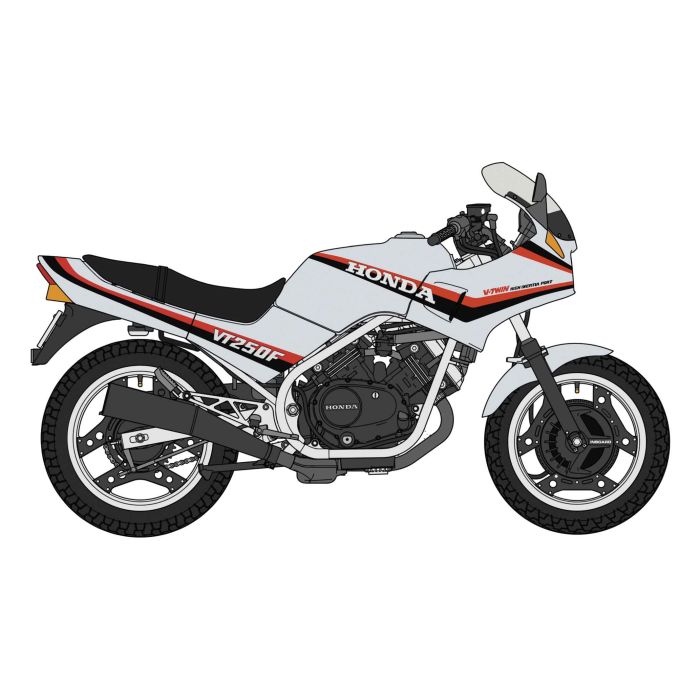 1/12 HONDA VT250F (MC08) (1984) SILBER (06/25) * 621771