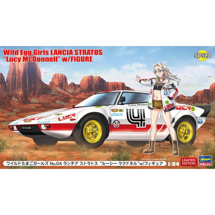 1/24 WILD EGG GIRLS LANCIA STRATOS MCDONNNELL SP528 SP528