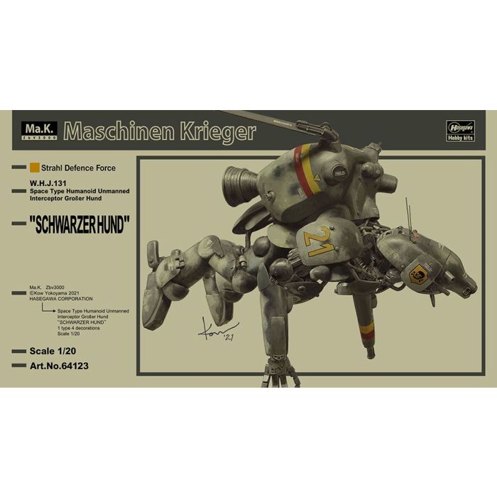 1/20 SPACE TYPE HUMANOID GROßER HUND 64123 64123